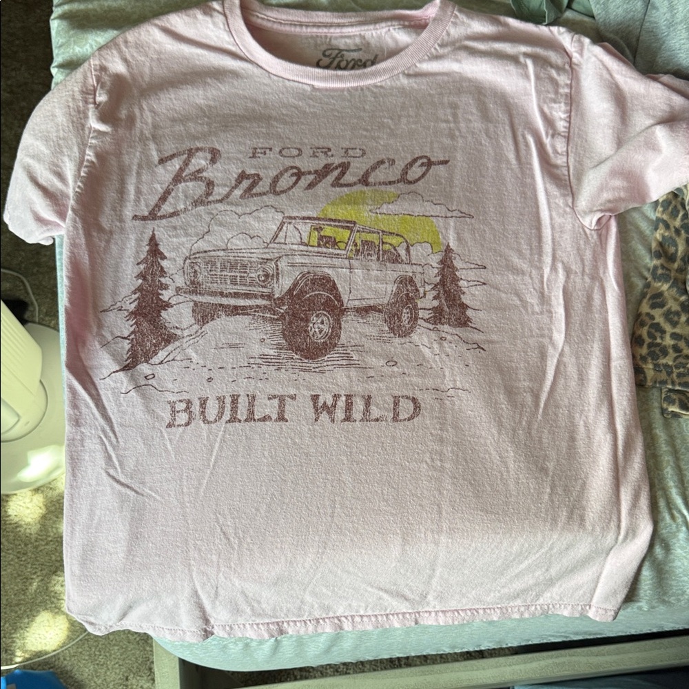 Ford Bronco Light Pink Graphic Tee